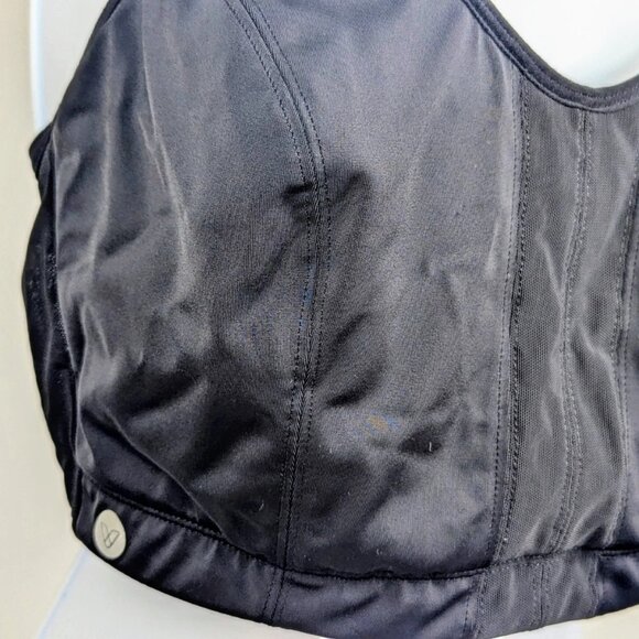 Livi Active 40DDD Womens Sports Bra Black Molded Underwire Lane Bryant - Picture 4 of 8